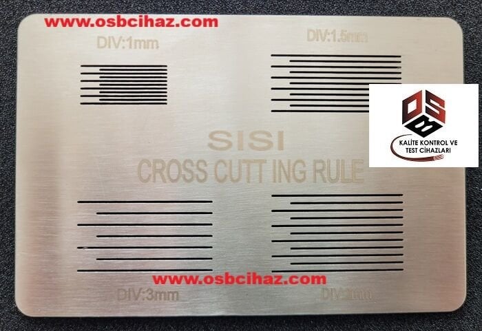 TRUIT Adezyon Test Plakalı Kit - Hatch Gauge SISI