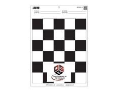 Örtücülük Kontrol Kartları / Hiding Power Charts Dama Desenli Kart - 250x180mm-100Ad.