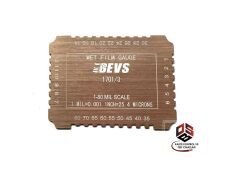 Wet Film Gauge / Alüminyum Yaş Film Kalınlık Ölçüm Plakası