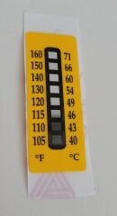 Sıcaklık Ölçüm Etiketleri 8 Değerli Seri - 10 Adet (1 Paket)