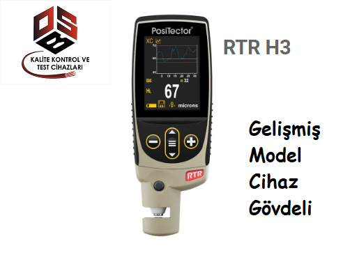 Testex Bant-Film Kalınlık Ölçüm Cihazı / Gelişmiş Model Replica Tape Reader-RTR H3