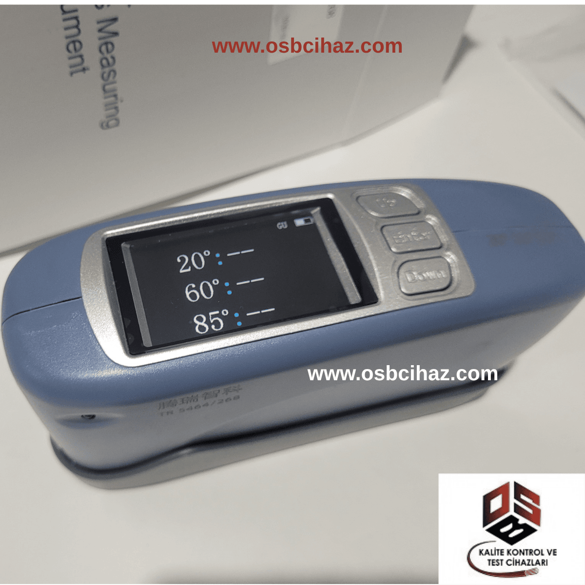 TRUIT Üç Açılı Parlaklık Ölçüm Cihazı / Glossmeter 20° 60° 85°